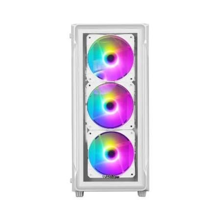 Coconut Coconut Nova X220 ARGB Mid Tower Cabinet (White, 4 ARGB Fans)