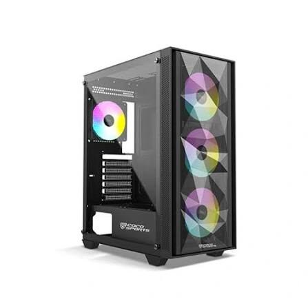 Coconut Coconut Nova X660 ARGB Mid Tower Cabinet (Black, 4 ARGB Fans)