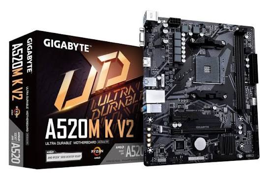 Gigabyte A520M K Motherboard (AM4) – image 2