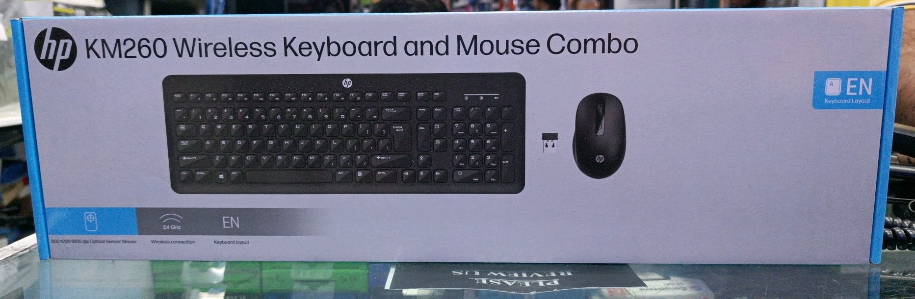 HP KM260 Wireless Keyboard & Mouse Combo