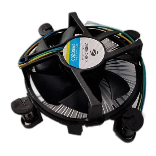 ZEBRONICS Genuine CPU FAN for Core i3/i5/i7 CPU Fan with Heat Sinks Processor Cooler
