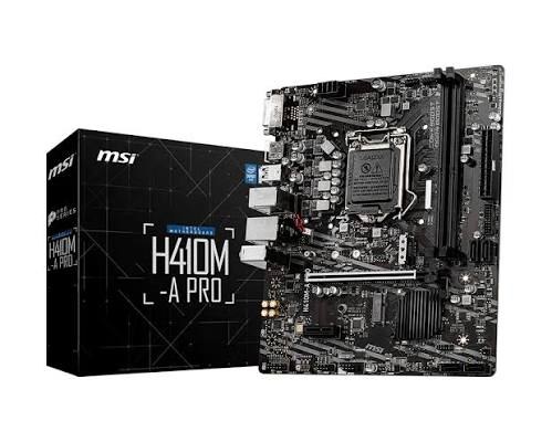 MSI H410M-A PRO Motherboard (LGA1200, 10th Gen)