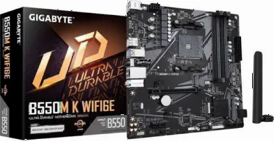 Gigabyte Gigabyte B550M K WiFi 6E Motherboard (AM4)