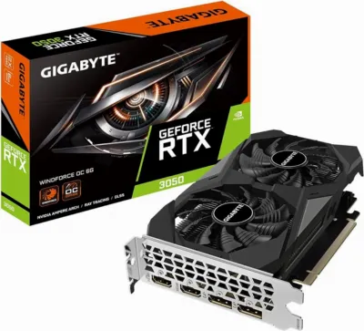 Gigabyte Gigabyte GeForce RTX 3050 6GB WindForce OC Graphics Card