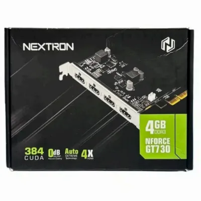 Nextron Nextron GeForce GT 730 4GB DDR3 Graphics Card (4 HDMI)