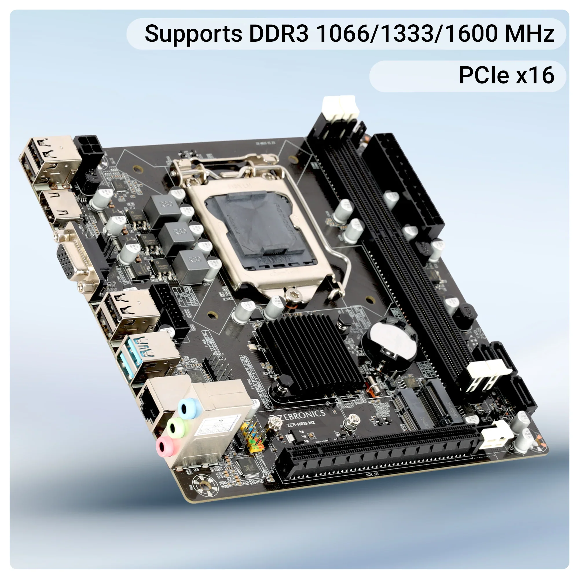 Zebronics H81 Motherboard (LGA1150, DDR3) – image 3