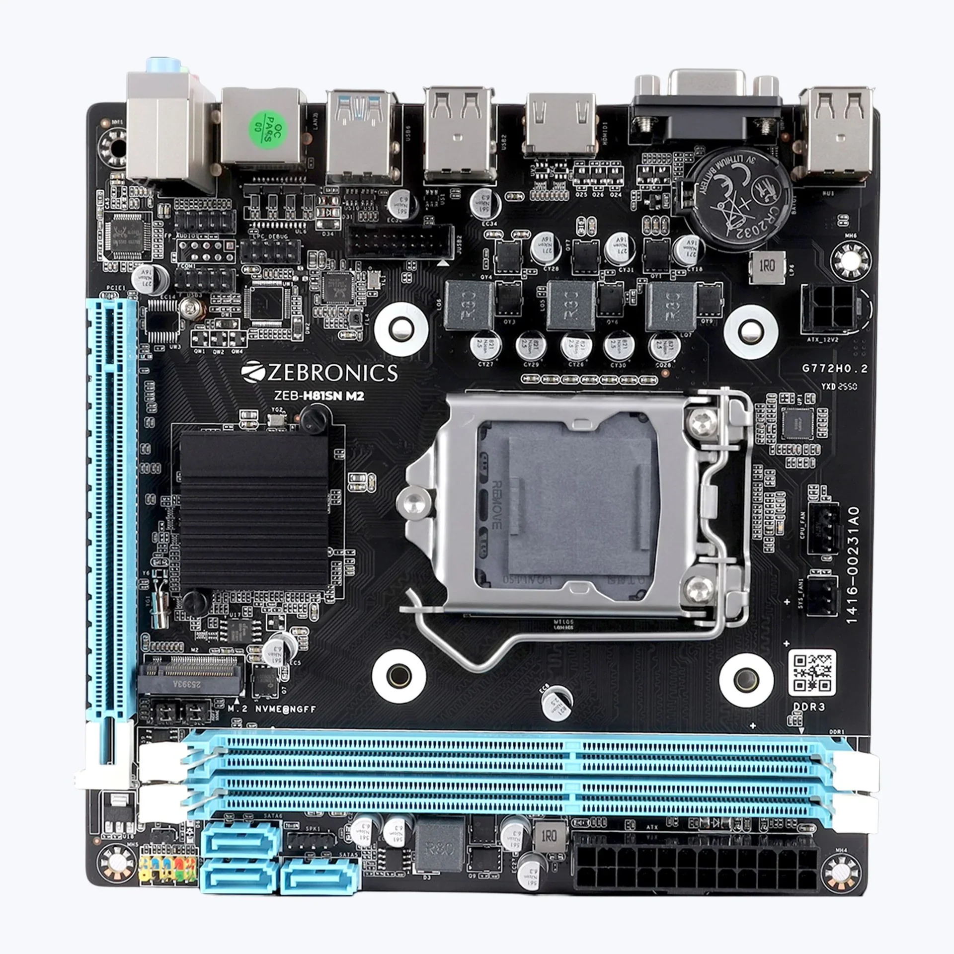 Zebronics H81 Motherboard (LGA1150, DDR3) – image 2