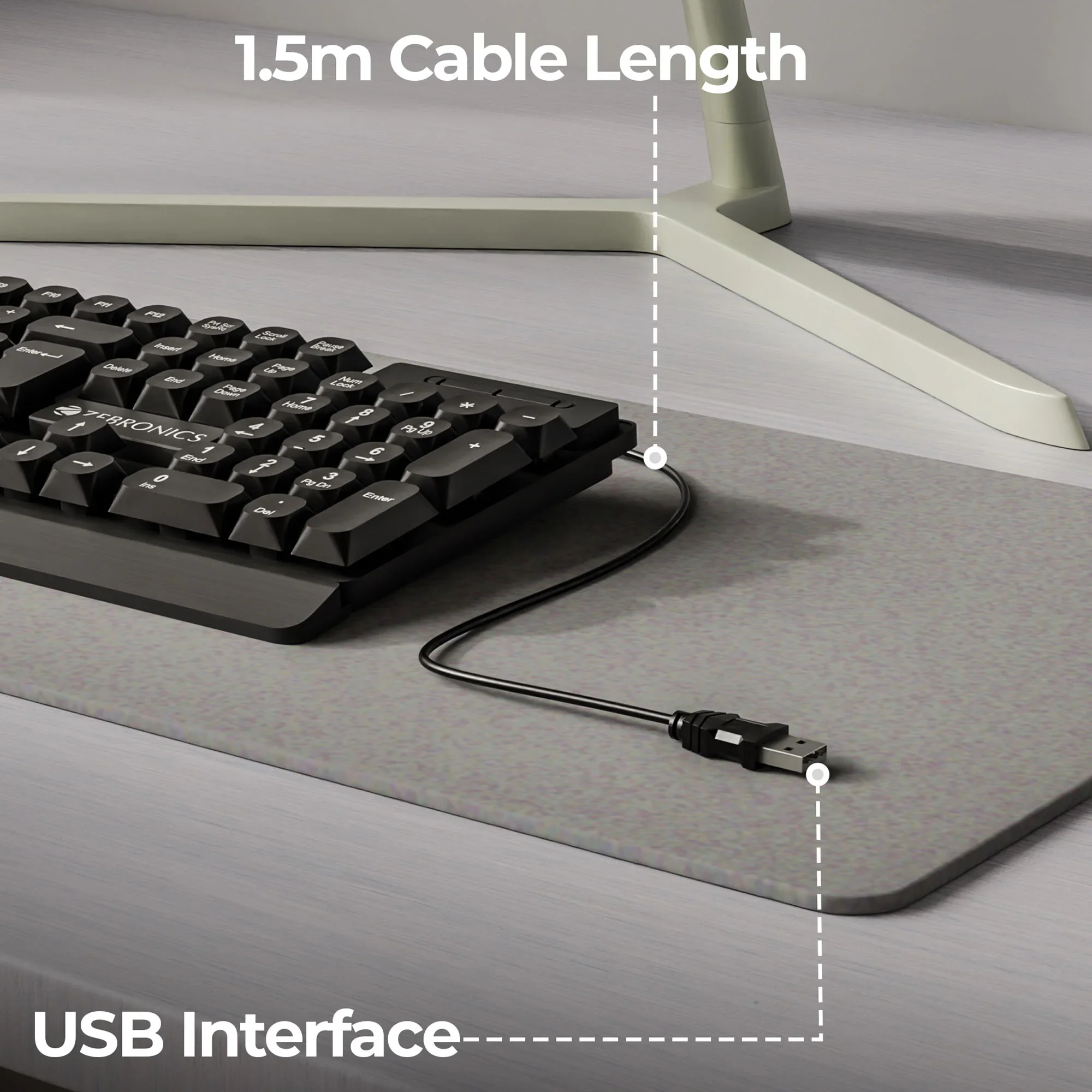 Zebronics K23 Wired Keyboard – image 3