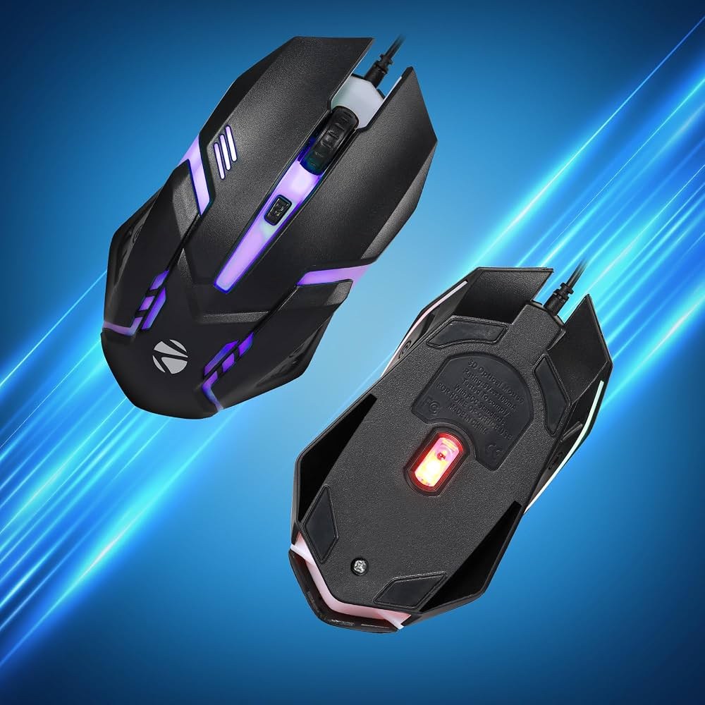 Zebronics Uzi Wired Gaming Mouse (4 Buttons) – image 3