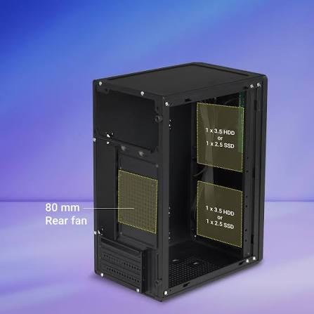 Zebronics Zeb-Aeris 18 Mini Tower Cabinet – image 3